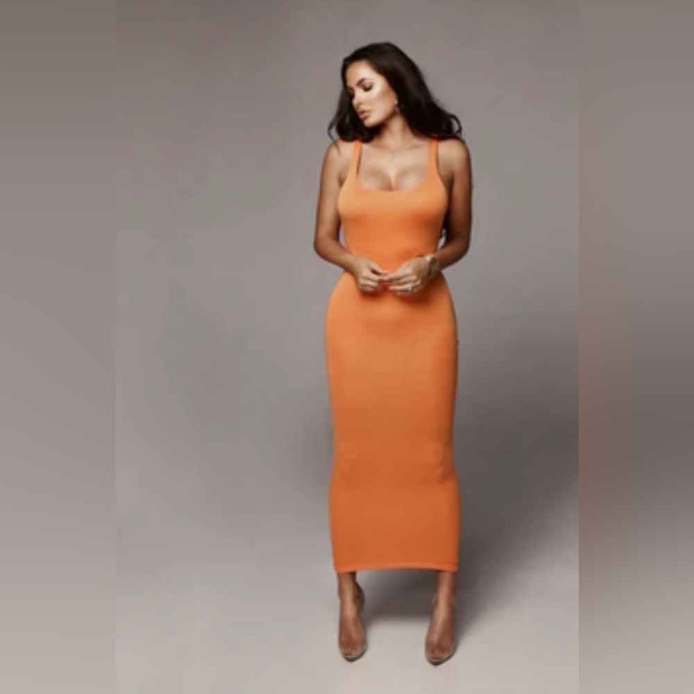 JLUXLABEL Orange Dress